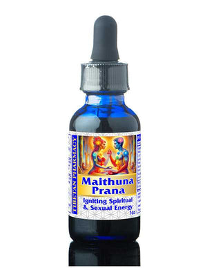 Maithuna Prana Chi Infusion 1oz bottle for boosting chi and enhancing wellness. Herbal supplement for energy, libido, and chakra alignment.