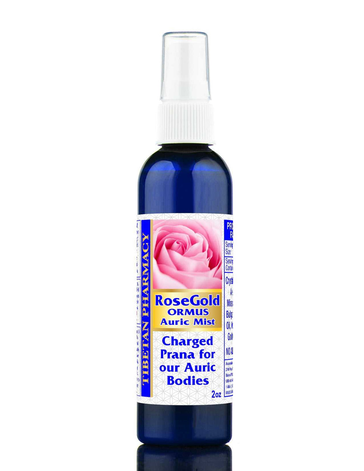 Rose Gold ORMUS Auric Mist for Energy Field Cleansing