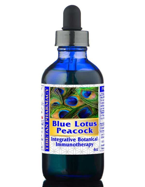 Blue Lotus Peacock Immune Support Tibetan - Natural Defense Against Cancer and Infections