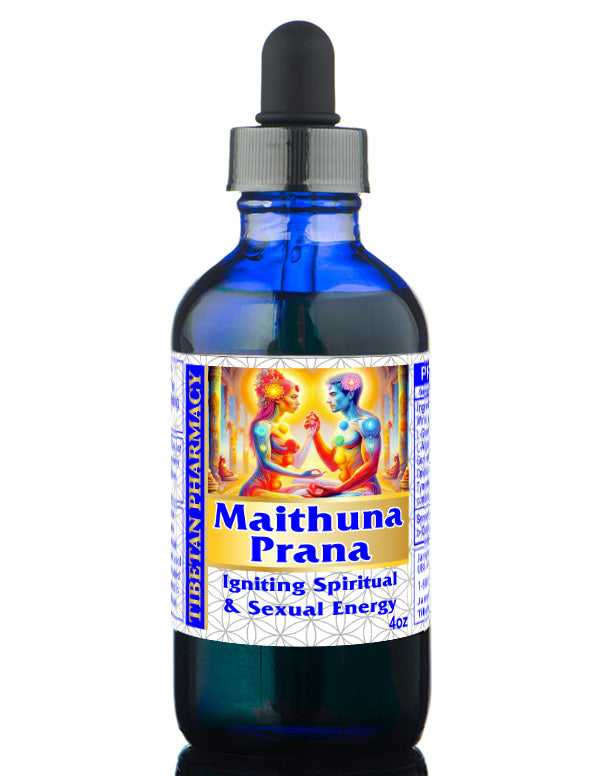 Maithuna Prana Chi Infusion 1oz bottle for boosting chi and enhancing wellness. Herbal supplement for energy, libido, and chakra alignment.