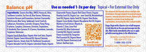 pH Balance Lotion With Antioxidants for Healing