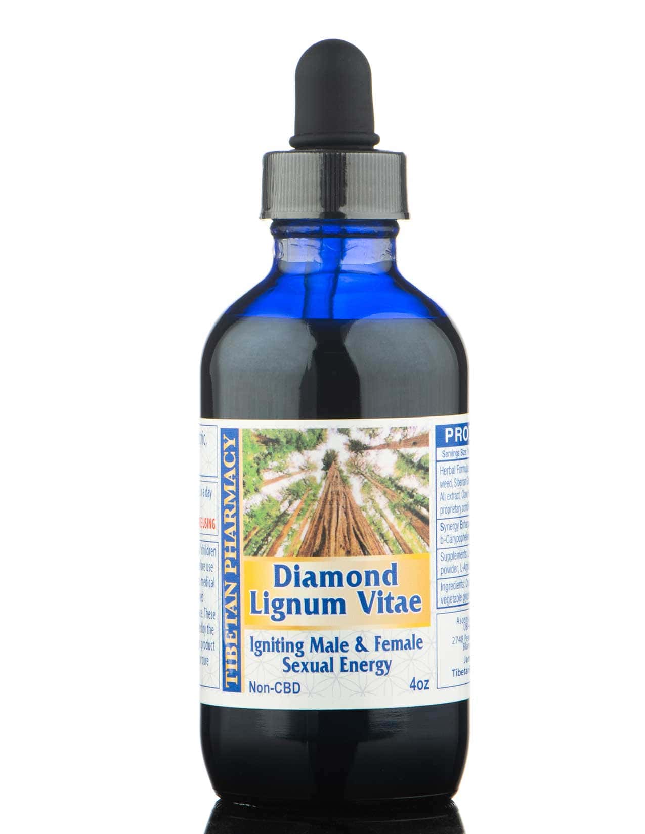 Lignum Vitae Libido Enhancer - 25% Off, showcasing the product benefits for men's performance and stamina, women's desire, and hormone balance.
