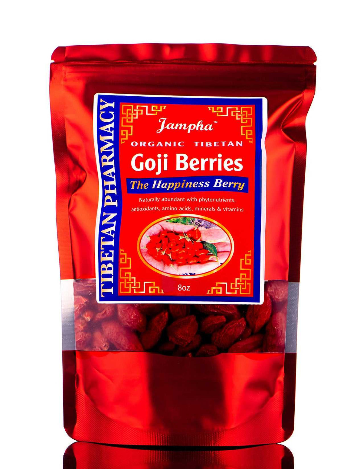 Organic Tibetan Goji Berries - Nutrient-Packed Superfood Rich in Antioxidants & Vitamins